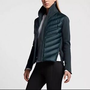 Nike Tech AeroLoft Down Bomber Puffer Jacket Evergreen Size Small